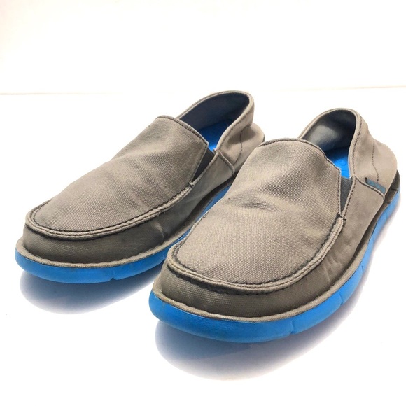 Men’s Crocs Gray Side Gore Slip on Shoes size 7 - Picture 4 of 12